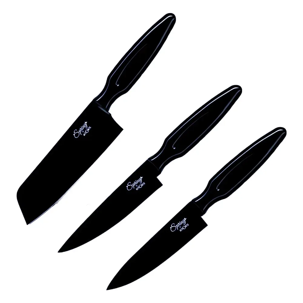 La'forte Black Knife Set