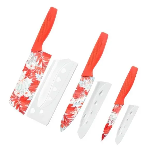 Stainless Steel Knife Set Premium with Covers