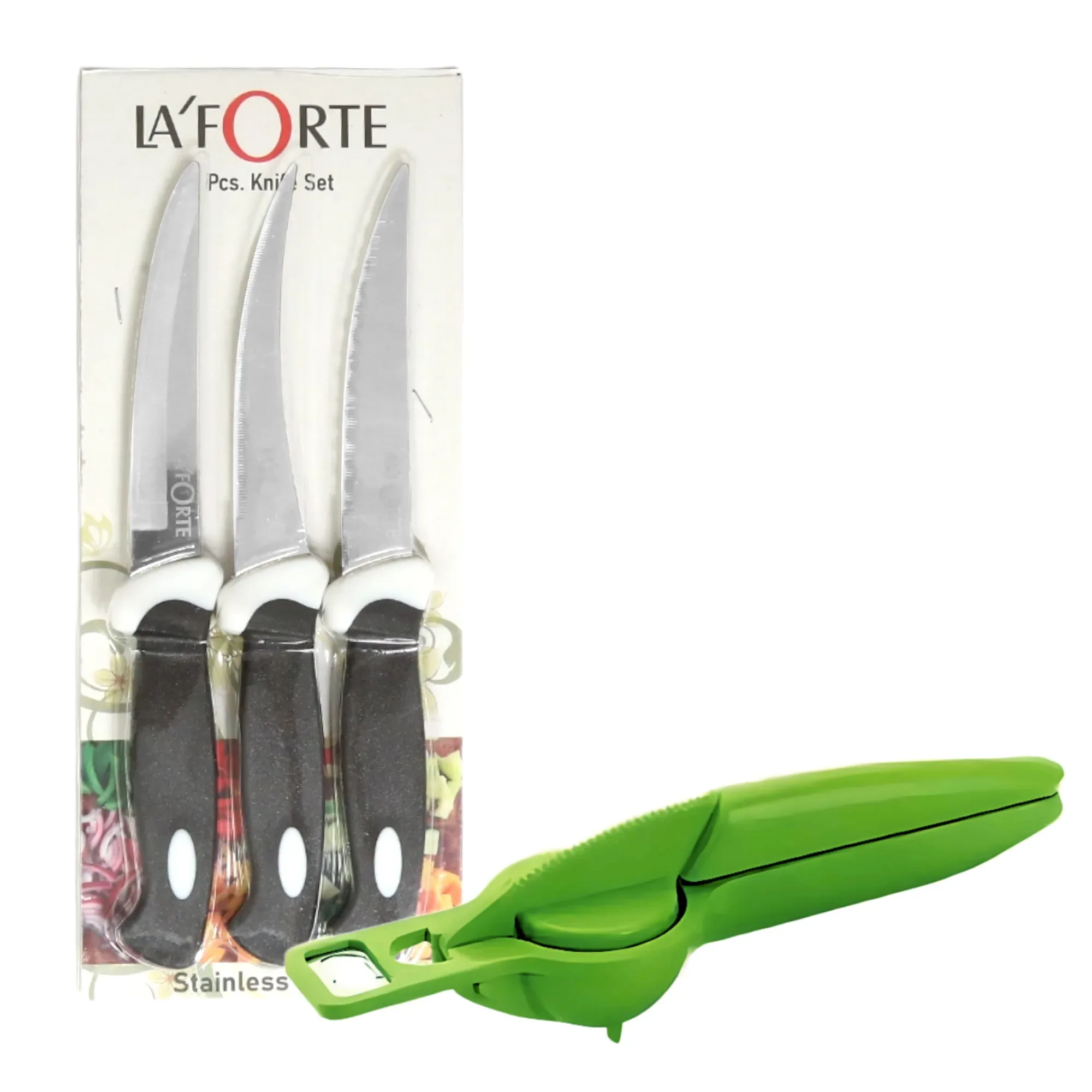 La'Forte Knife Set and Lemon Squeezer